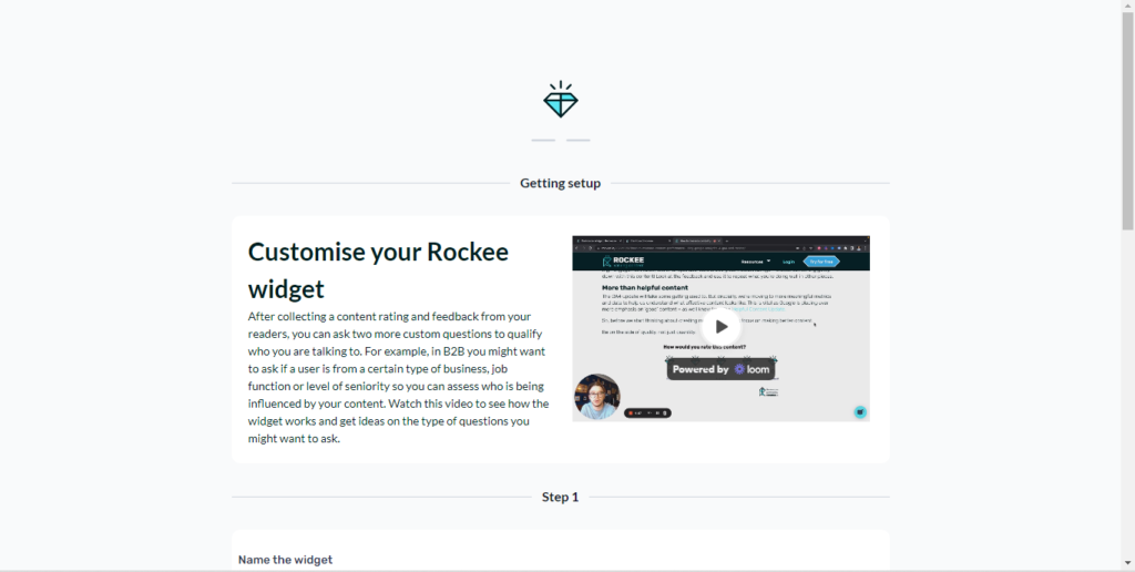 Customizing your Rockee feedback widget
