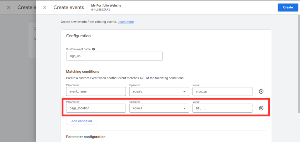 Showing how to setup conversion tracking in GA4