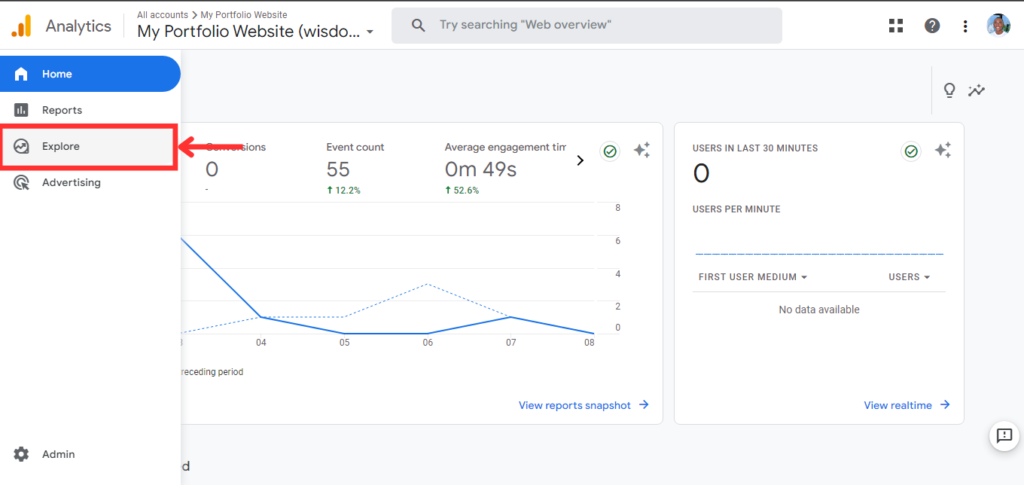 Showing how to setup conversion tracking in GA4